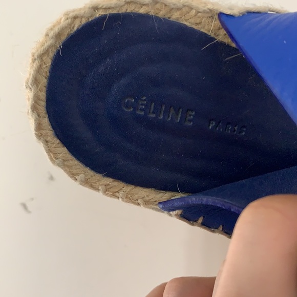 Celine Cobalt Blue Espadrilles! - Picture 7 of 9